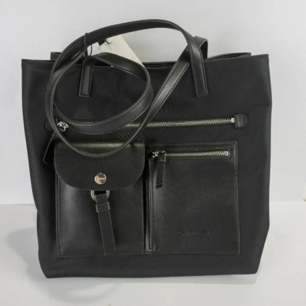 Calvin Klein Rossa Nylon Tote - Picture 3 of 4